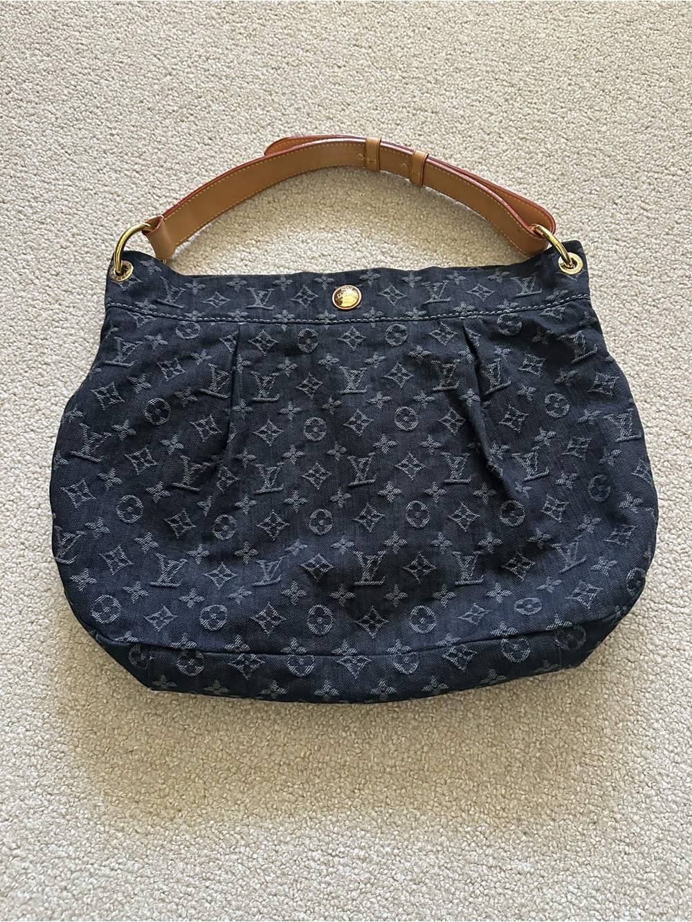 Louis Vuitton Monogram Denim Black Daily PM